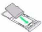 SHARP Aquos Sense5G - Inserting SD Card - 4