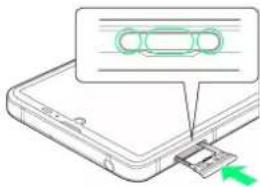 SHARP Aquos Sense5G - Inserting SIM Card - 6