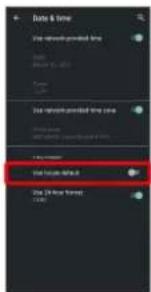 Date & time Use network provided time Add Remove time Save Add time Use network provided time zone Add time Use Inside Time 0 Use (4 Hour Summary) Add