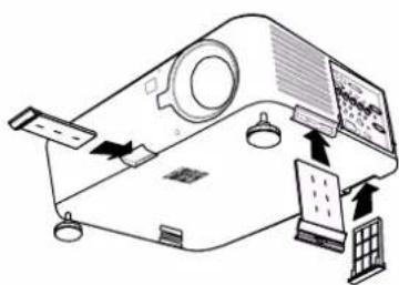 Diagram illustrating a computer monitor setup with labeled components and directional arrows indicating movement or navigation.