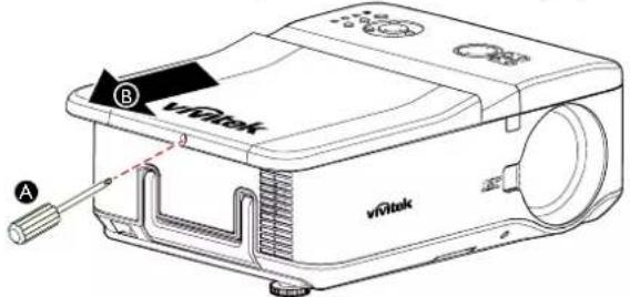 VIVITEK DU6675 - Replacing the Lamp - 1