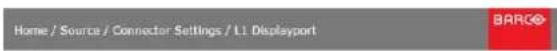 Barco HDX-4K12 - Howtoconfiguretheconnector - 3