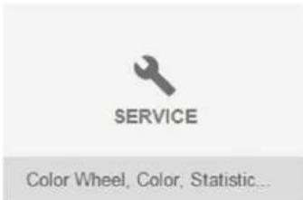 SERVICE Color Wheel, Color, Statistic...