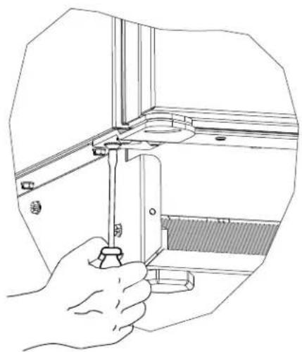 U-Line 1024BEVS-00A - Prepare door for reinstallation: - 1