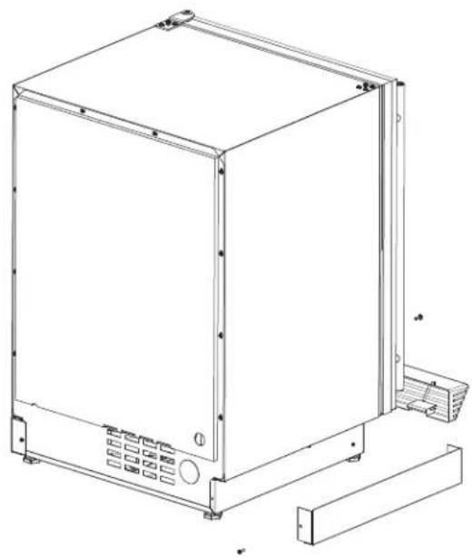 U-Line 1024BEVS-00A - To install the kit: - 2