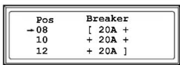 Pos Breaker →08 [ 20A + 10 + 20A + 12 + 20A ]