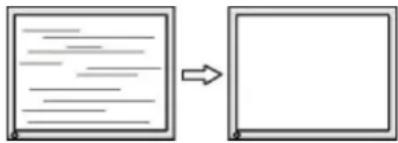 graph LR A["Document with horizontal lines"] --> B["Output"]