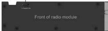 Front of radio module