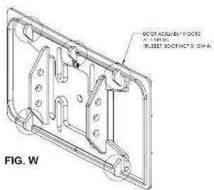 BOOT ACCESS BLOCKS A-1000 TLESE BOOTNCT B DWN FIG. W