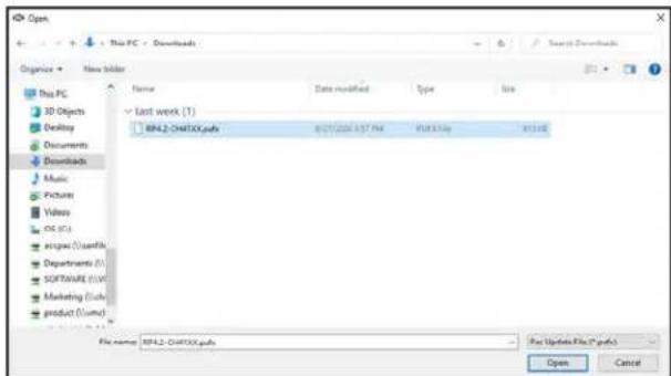 Open This PC > Downloads Organize > New Editor This PC 3D Objects Desktop Documents Downloads Music Pictures Video OS (O) Apache (Apache) Departments (A) SOFTWARE (S) Marketing (M) product (Product) Last work (T) 894.2-0347XX.pdfs 01/05/2016 3:37 PM PUM334p 813.0E File name: 894.2-0347XX.pdfs Host Update File (*.pdfs) Open Cancel