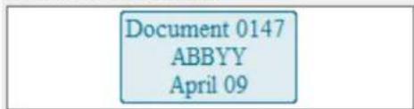 Document 0147 ABBYY April 09