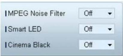 IMPEG Noise Filter Off Smart LED Off Cinema Black Off