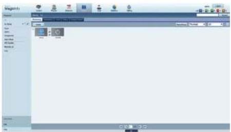 Screenshot of a legacy Windows application interface showing menu bar, toolbar, and status bar with icons and text elements.