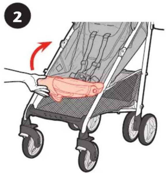 GRACO Breaze - - Para ajustar el descanso de la pierna - 2