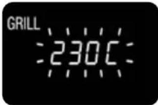 GRILL :230°C: