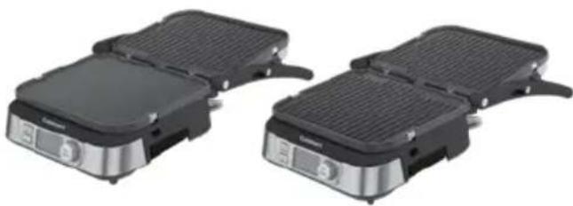 CUISINART Griddler & Deep Pan GR5-XA - INDOOR BBQ-STYLE GRILL &amp; GRIDDLE - 1