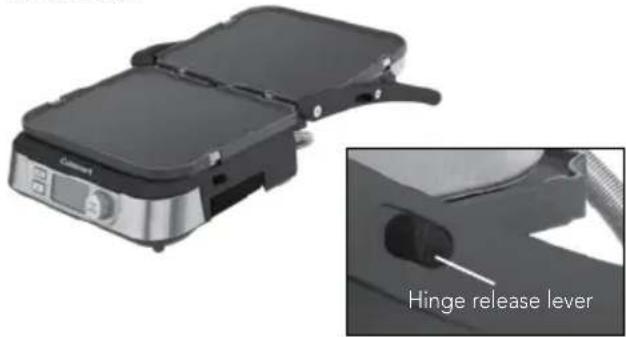 CUISINART Griddler & Deep Pan GR5-XA - FLAT - 1