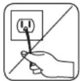 White Knight WM106VS - RISK OF DEATH FROM ELECTRICAL CURRENT - 3