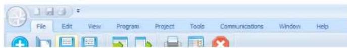 File Edit View Program Project Tools Communications Window Help