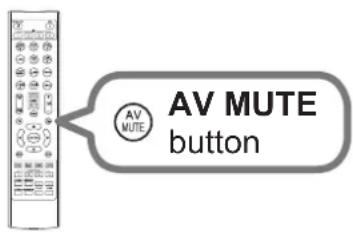 AV MUTE button