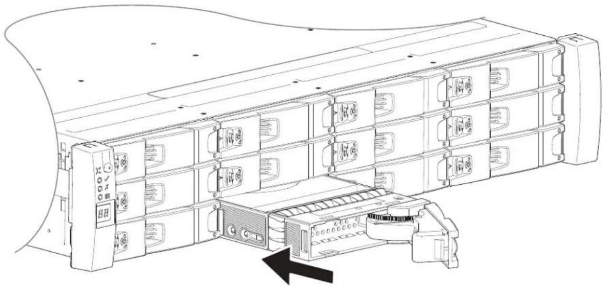 QUANTUM Xcellis QXS-424 - Installing a 2U 3.5" LFF Drive Carrier Module - 2