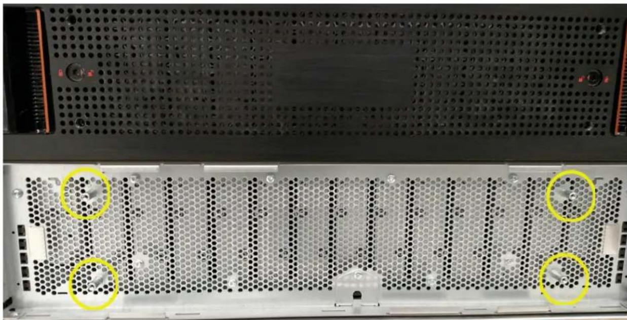 QUANTUM Xcellis QXS-424 - Installing a 5U84 Bezel - 1