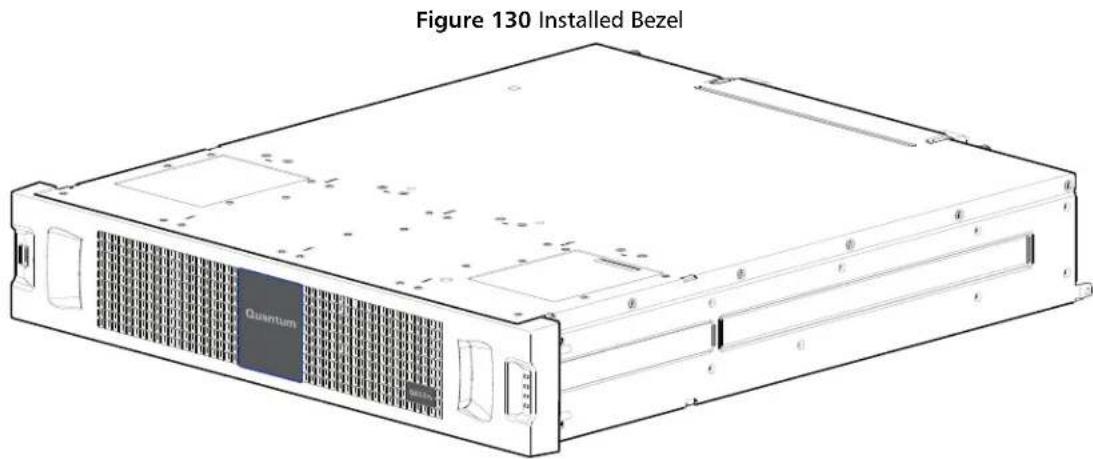 Figure 130 Installed Bezel Quantum