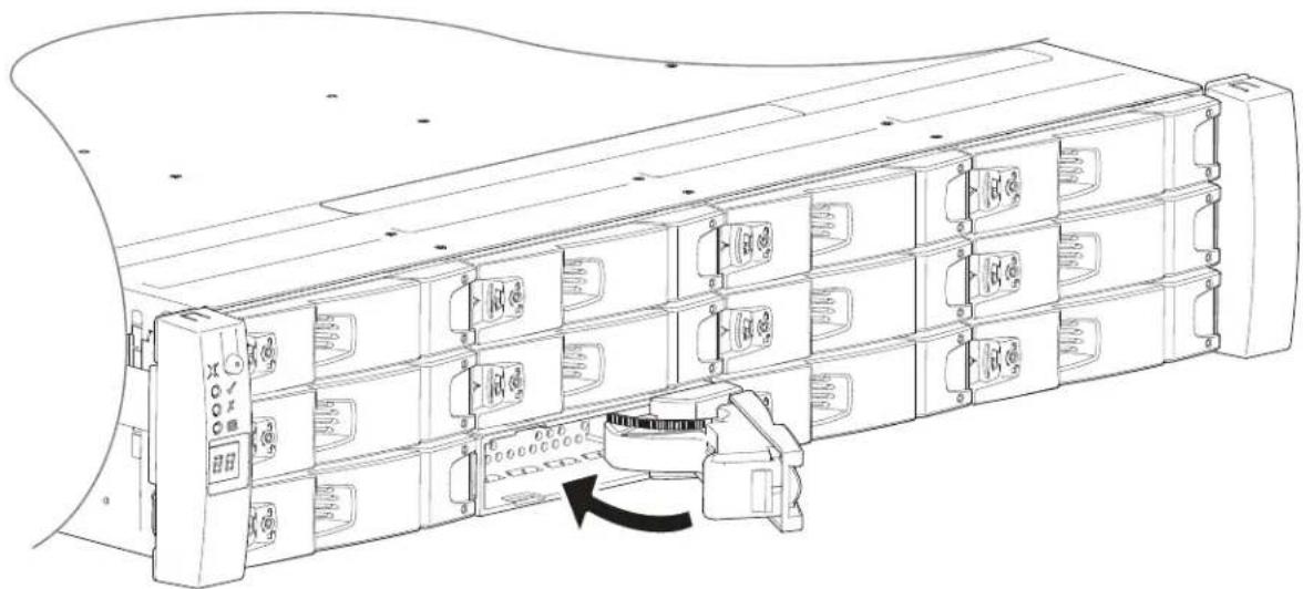 QUANTUM Xcellis QXS-424 - Installing a 2U 3.5" LFF Drive Carrier Module - 3