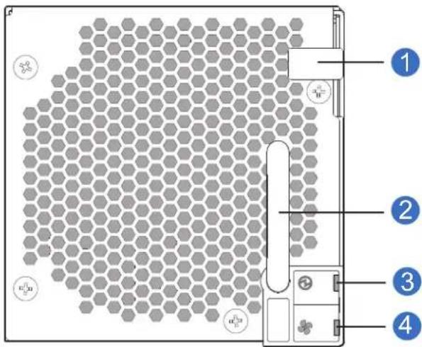 Diagram of a hexagonal grid device with numbered components and labeled parts (1-4)