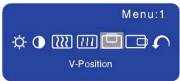 Menu:1 V-Position