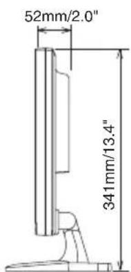 52mm/2.0" 341mm/13.4"