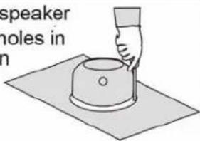 speaker holes in in