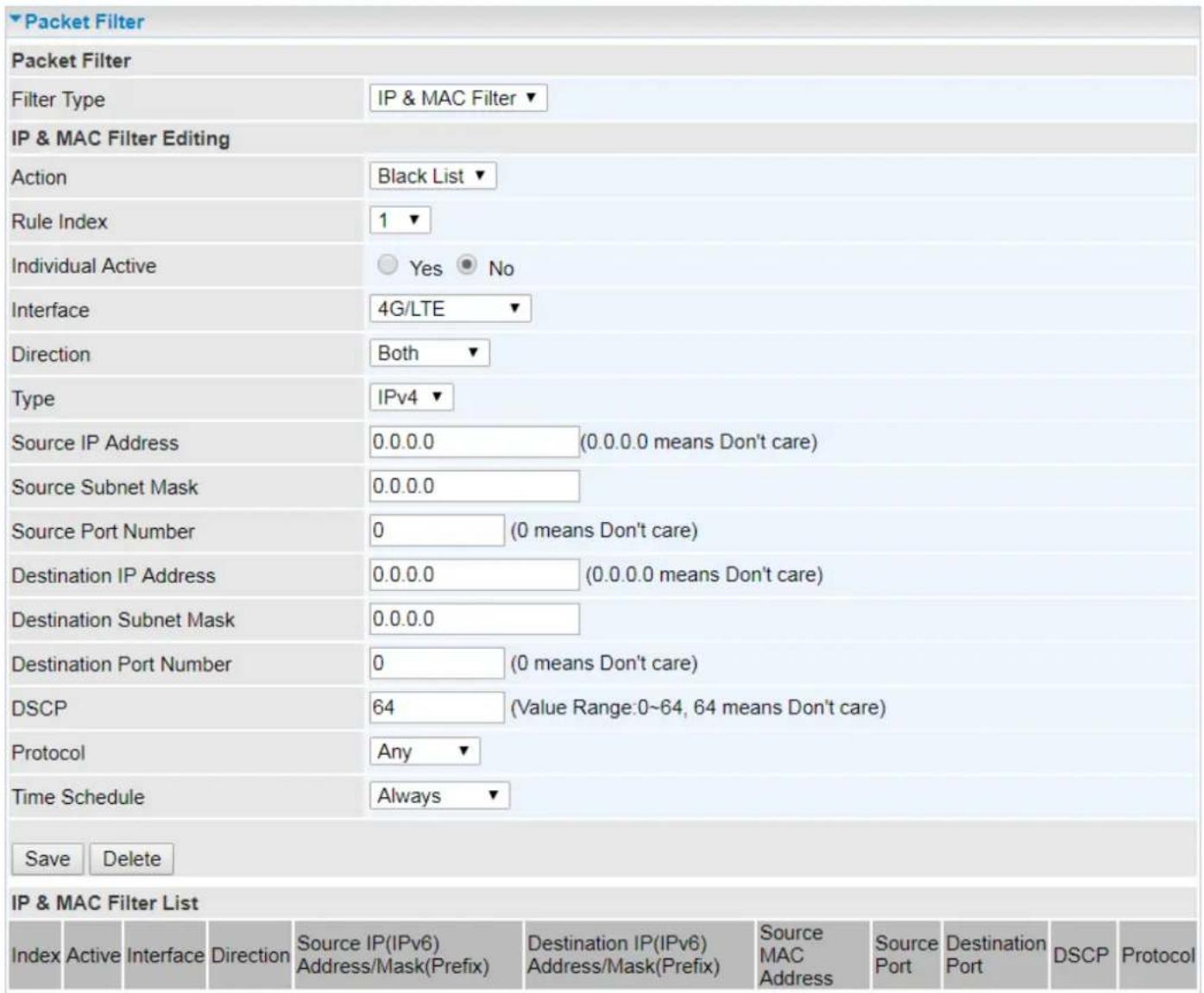 BEC Technologies MX-200AE - Filter Type - IP & MAC Filter - 1