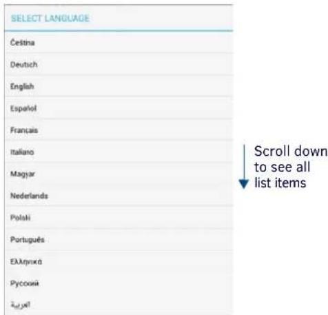 SELECT LANGUAGE Čeština Deutsch English Español Français Italiano Magyar Nederlands Polski Português Еклянка Русский الفرية Scroll down to see all list items