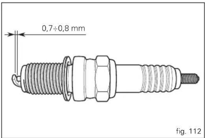 0,7÷0,8 mm fig. 112