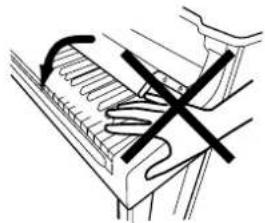 KORG Concert C-6500 - Open the key cover. - 5