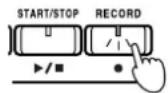KORG Concert C-6500 - Recording your performance To record your performance - 2