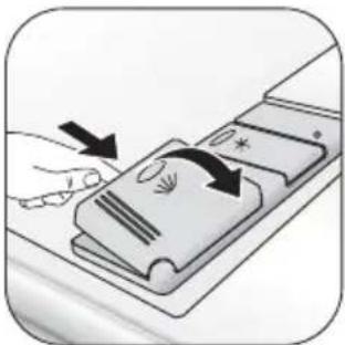 Illustration of a hand pressing down on a smartphone screen with arrows indicating action (no text or symbols)