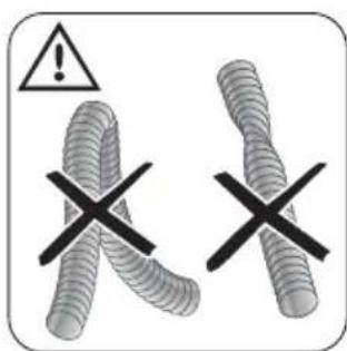 Diagram showing chromosome with a warning symbol and two crossed chromosomes, indicating genetic risk or experimental conditions.