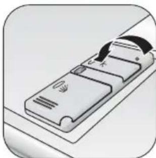 Illustration of a smartphone with a scroll wheel and display screen (no text or symbols)