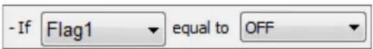 - If Flag1 equal to OFF