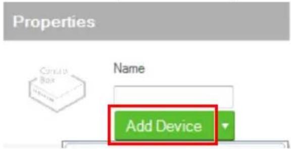 Properties Name Add Device
