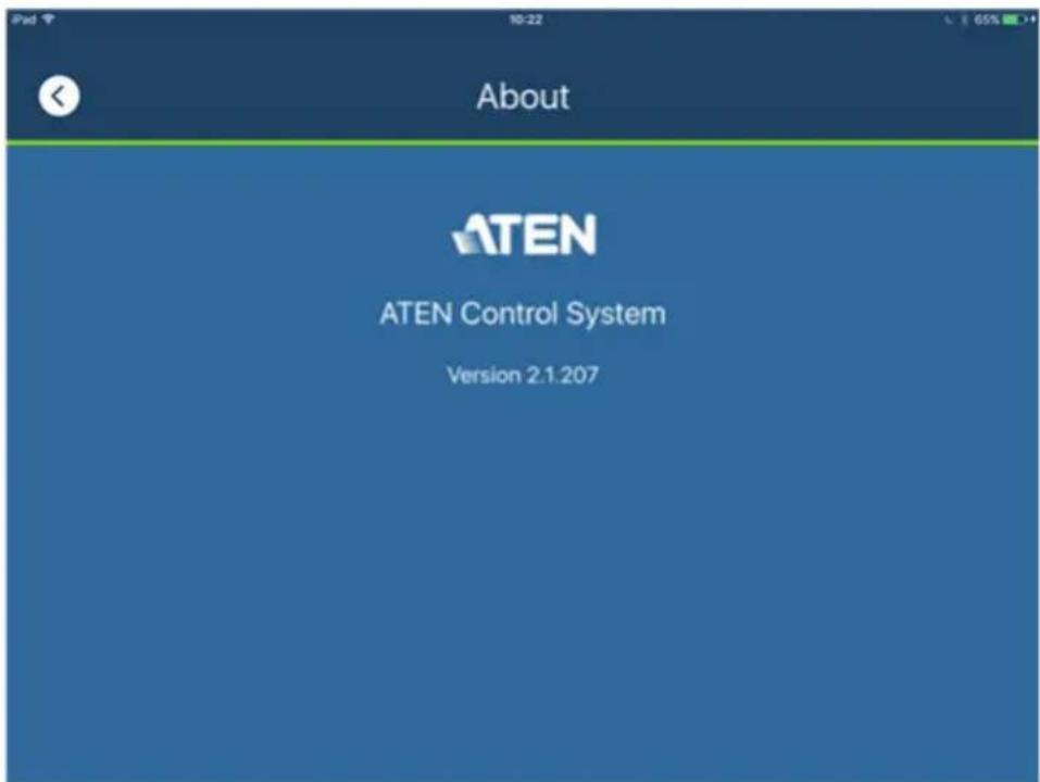 About ATEN ATEN Control System Version 2.1.207