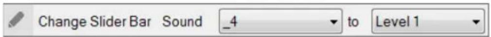 Change Slider Bar Sound _4 to Level 1