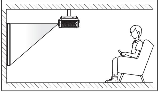 OPTOMA UHZ68LV-W - Installation du projecteur - 2