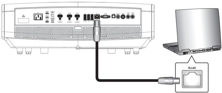 OPTOMA UHZ68LV-W - LAN RJ45 - 1