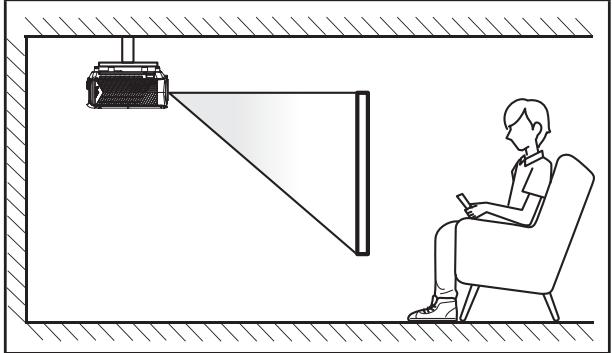 OPTOMA UHZ68LV-W - Installation du projecteur - 4