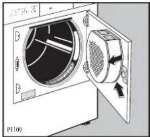Zanussi-Electrolux TDE4234W - Cleaning the door - 1