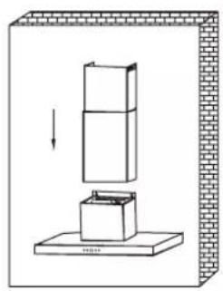 Exquisit FKH93-2INOX - Schouw ombouw - 1