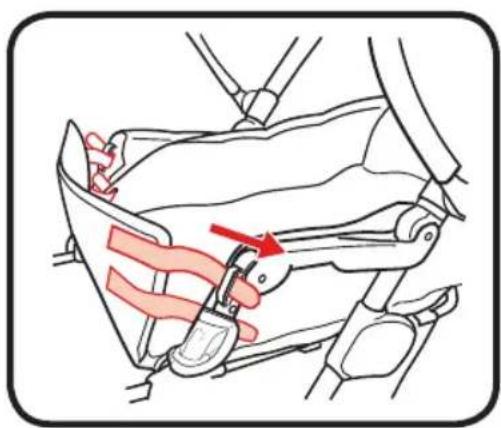 GRACO DuoGlider Click Connect - 4-F Rear Seat Reclined Carriage Position - Asiento trasero reclinado en posición - 1